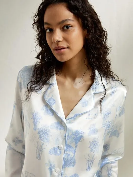 La Terra Long Pajama Set Women Lilysilk Pajamas
