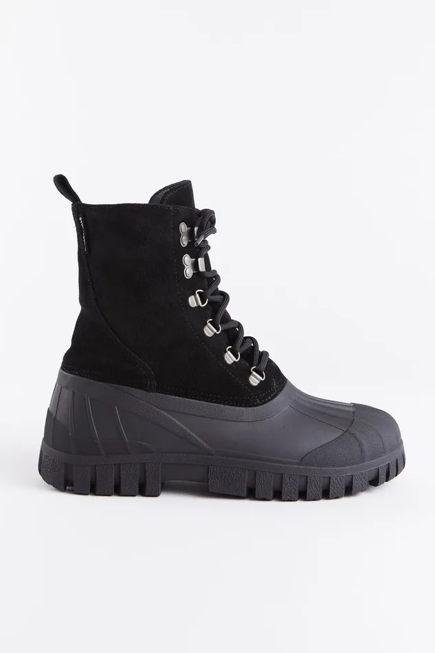 Lace Up Boots Women Stutterheim Patrol Boot Suede Black