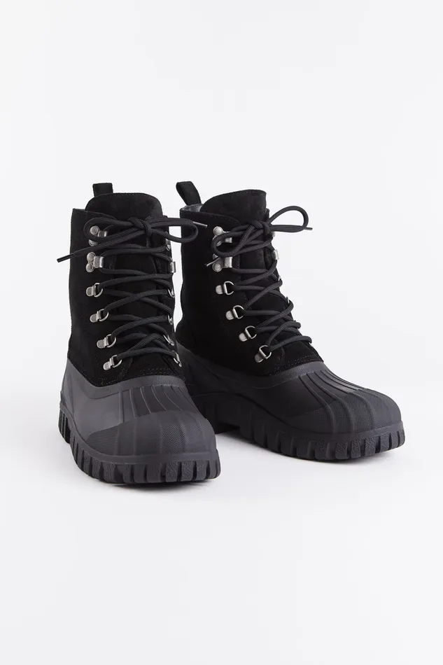 Lace Up Boots Women Stutterheim Patrol Boot Suede Black