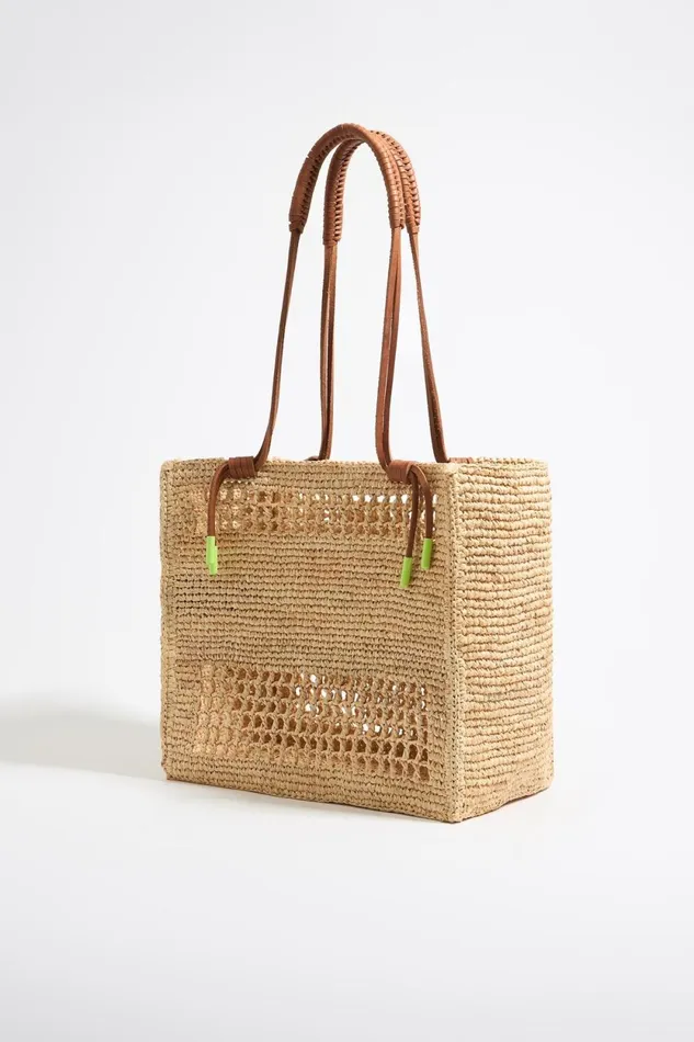Large Natural Raffia Tote Bag Natural Women Bimba Y Lola Shoppers Large Natural Raffia Tote Bag Natural Women Bimba Y Lola Shoppers