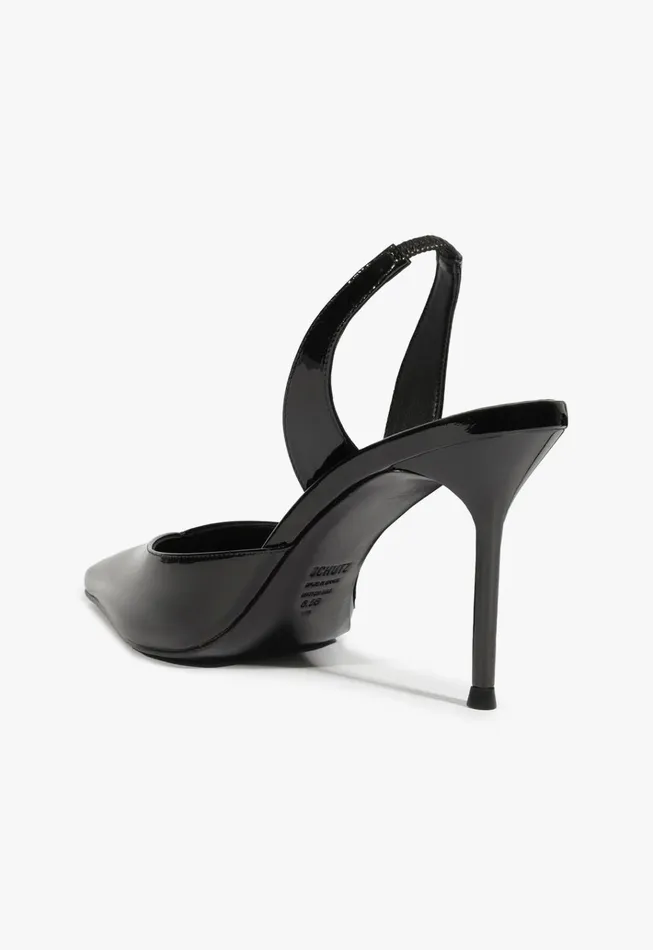 Lexi Sling Patent Leather Pump Black Women Schutz Shoes Lexi Sling Patent Leather Pump Black Women Schutz Shoes