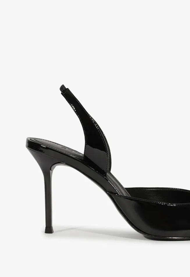 Lexi Sling Patent Leather Pump Black Women Schutz Shoes Lexi Sling Patent Leather Pump Black Women Schutz Shoes