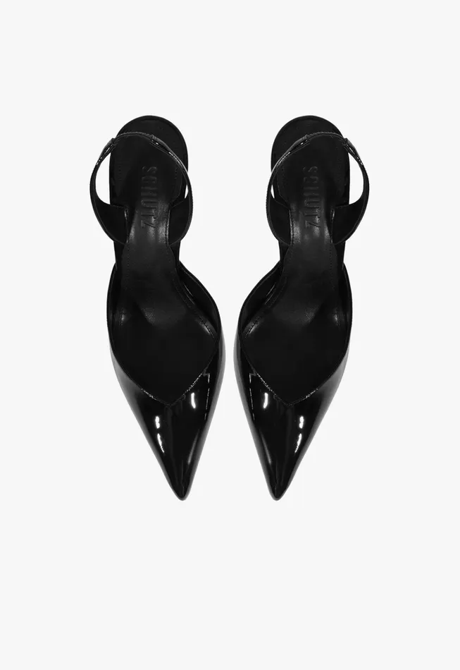Lexi Sling Patent Leather Pump Black Women Schutz Shoes Lexi Sling Patent Leather Pump Black Women Schutz Shoes