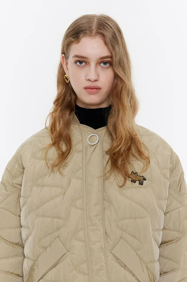 Light Khaki Padded Jacket Light Khaki Women Bimba Y Lola Coats And Trench Coats Light Khaki Padded Jacket Light Khaki Women Bimba Y Lola Coats And Trench Coats