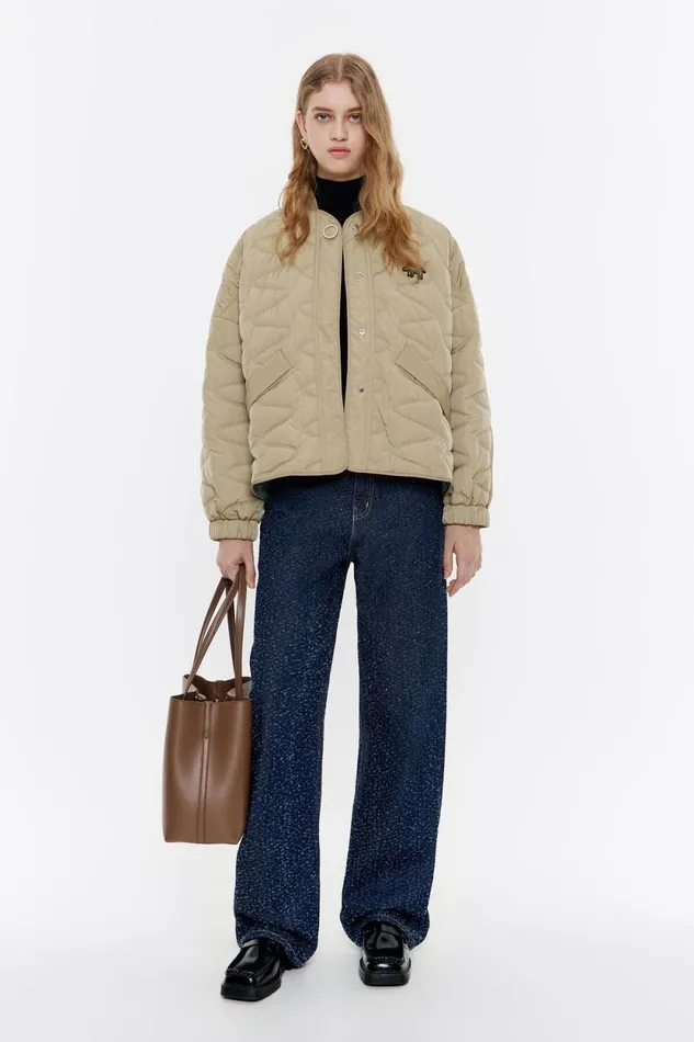 Light Khaki Padded Jacket Light Khaki Women Bimba Y Lola Coats And Trench Coats Light Khaki Padded Jacket Light Khaki Women Bimba Y Lola Coats And Trench Coats
