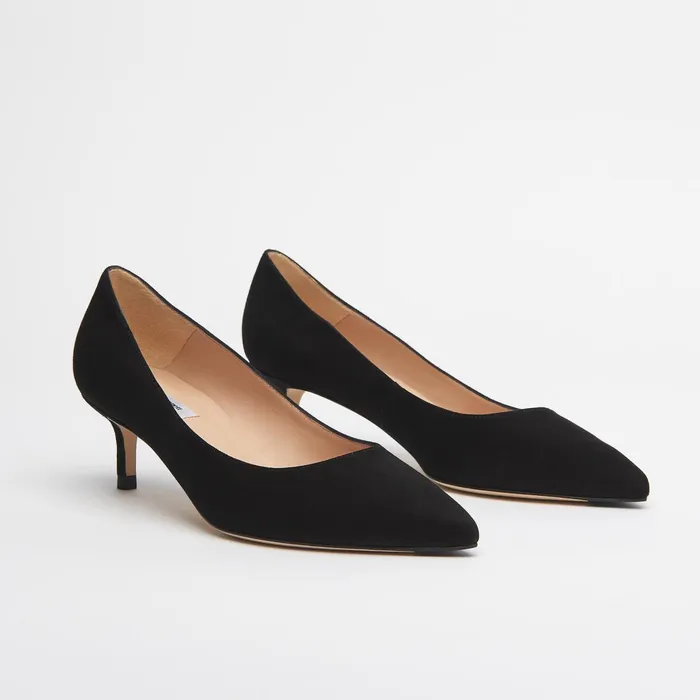 LK Bennett Audrey Beige Suede Courts Women Court Shoes