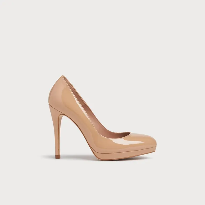 LK Bennett Sledge Black Patent Platform Courts Women Court Shoes LK Bennett Sledge Black Patent Platform Courts Women Court Shoes