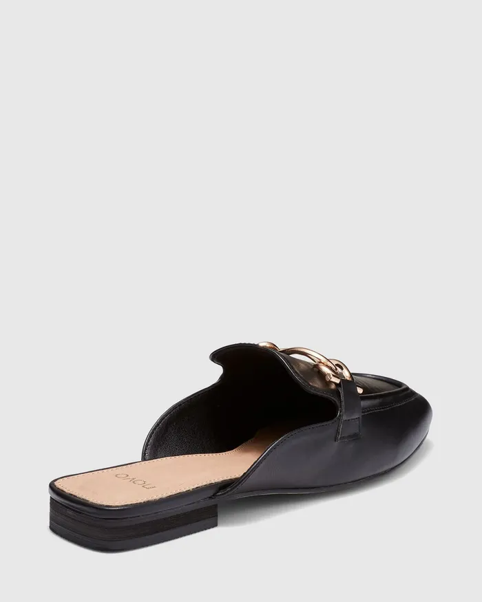 Loafers Women CARLETTA BLACK Ballet Flats NOVO Shoes