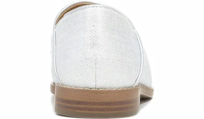 Loafers Women Franco Sarto Franco Hadden 2 Loafer Silver Fabric
