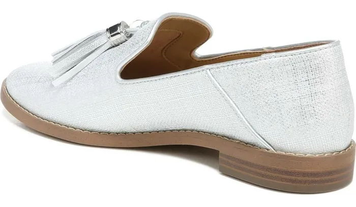 Loafers Women Franco Sarto Franco Hadden 2 Loafer Silver Fabric