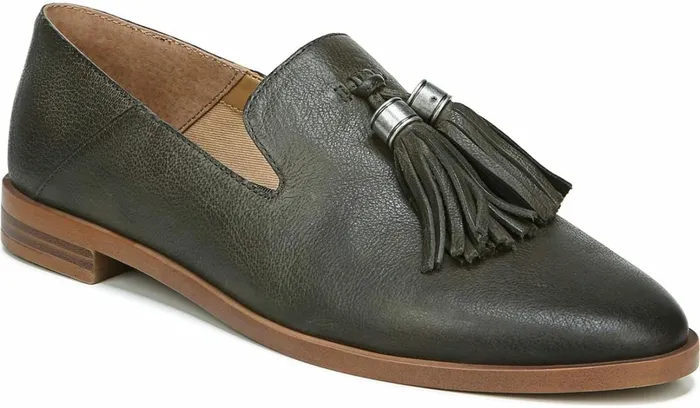 Loafers Women Franco Sarto Franco Hadden Loafer Green Leather