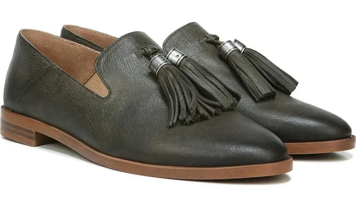 Loafers Women Franco Sarto Franco Hadden Loafer Green Leather