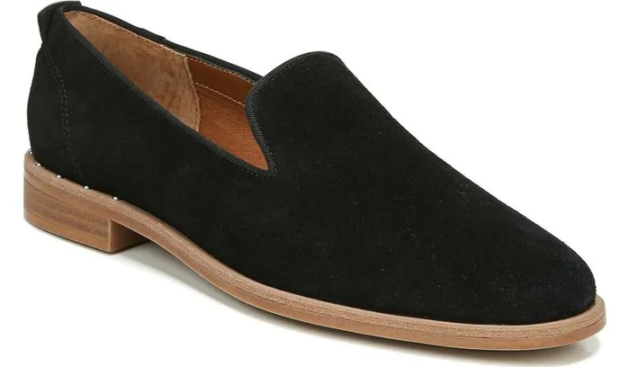 Loafers Women Franco Sarto Franco Jeena Loafer Black Suede