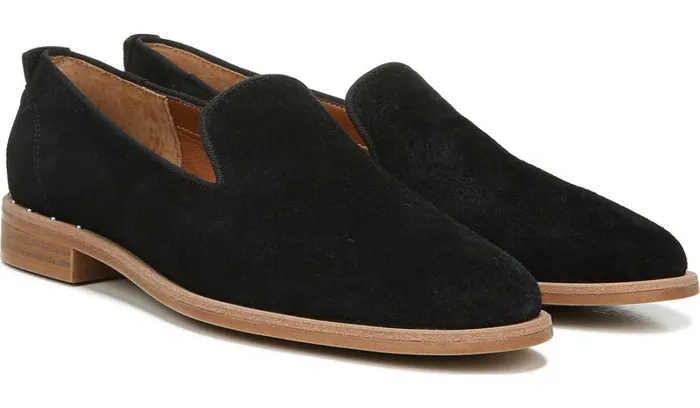 Loafers Women Franco Sarto Franco Jeena Loafer Black Suede