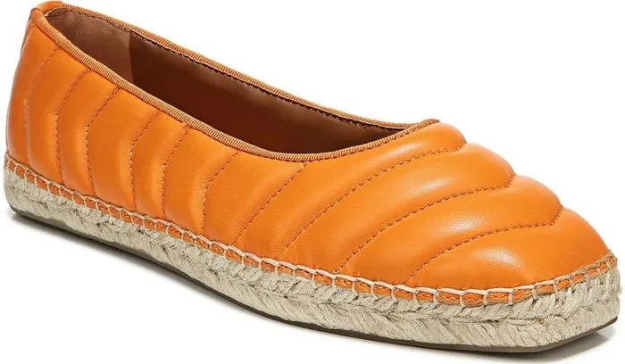 Loafers Women Franco Sarto Franco Kiya Slip On Orange Leather