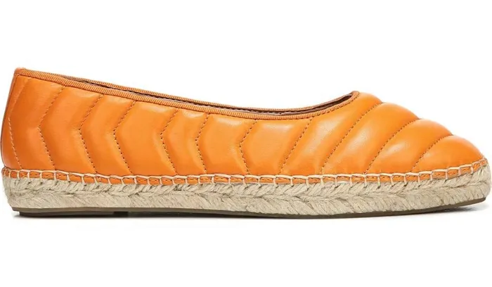 Loafers Women Franco Sarto Franco Kiya Slip On Orange Leather