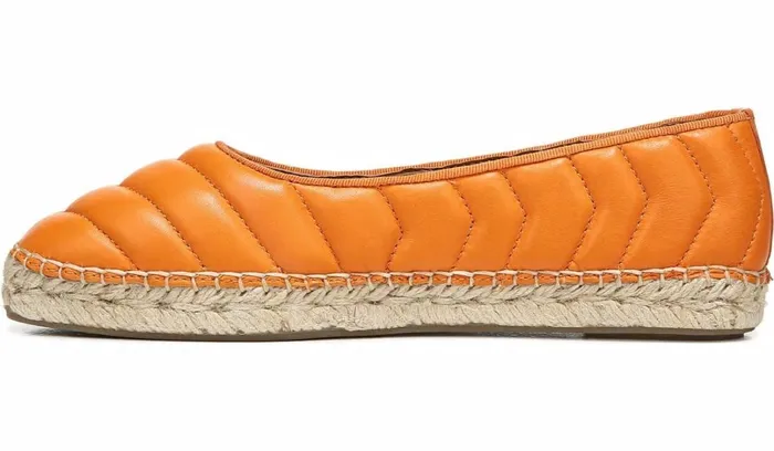Loafers Women Franco Sarto Franco Kiya Slip On Orange Leather
