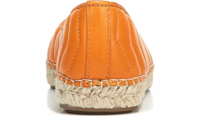 Loafers Women Franco Sarto Franco Kiya Slip On Orange Leather