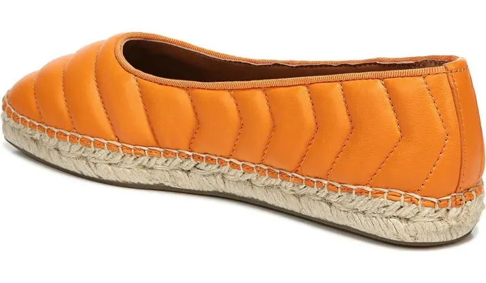 Loafers Women Franco Sarto Franco Kiya Slip On Orange Leather