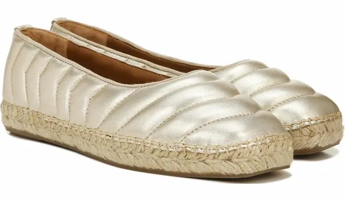 Loafers Women Franco Sarto Franco Kiya Slip On Platino Leather