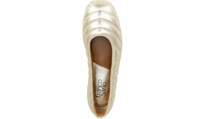 Loafers Women Franco Sarto Franco Kiya Slip On Platino Leather