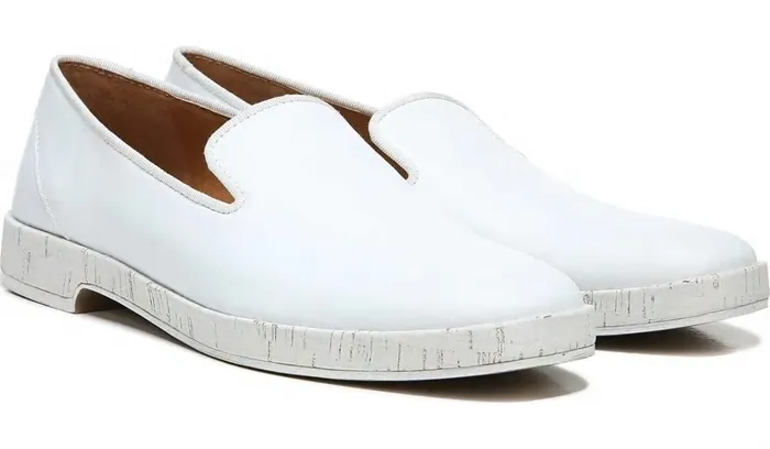 Loafers Women Franco Sarto Sarto Clarissa Loafer White Leather
