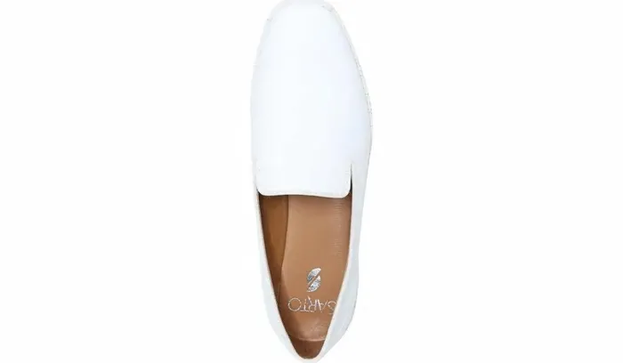 Loafers Women Franco Sarto Sarto Clarissa Loafer White Leather