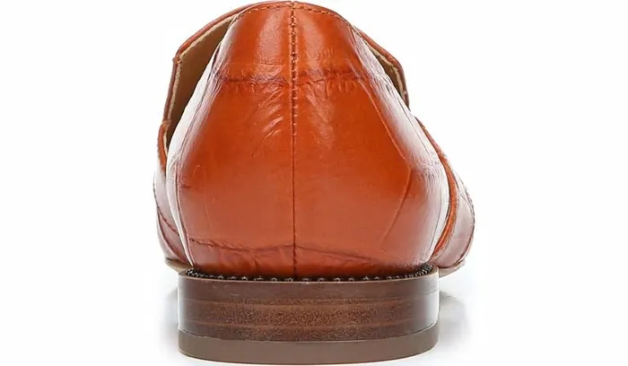 Loafers Women Franco Sarto Sarto Toby D039Orsay Flat Dark Orange Leather