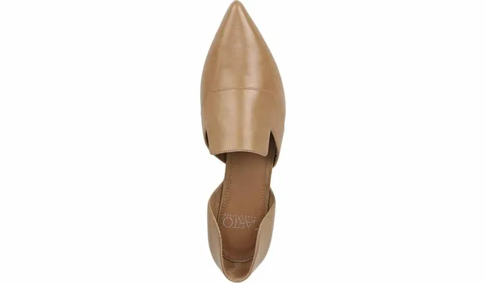 Loafers Women Franco Sarto Sarto Toby D039Orsay Flat Saddle Leather