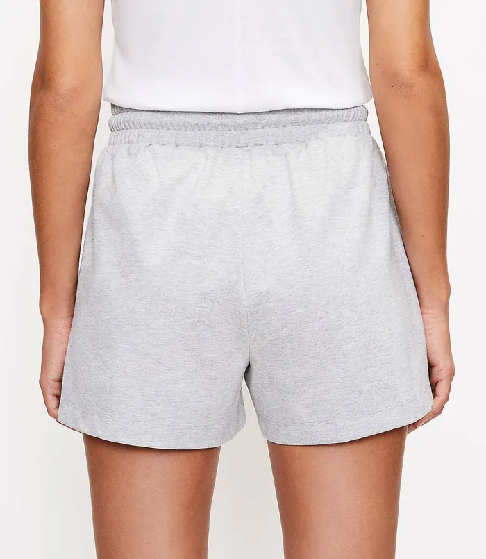 LOFT Pull On Shorts In Ponte Black Women Pants