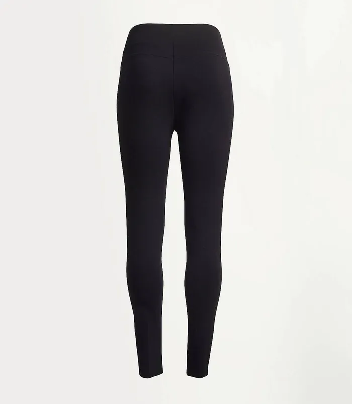 LOFT Seamed Ponte Leggings Black Women Leggings