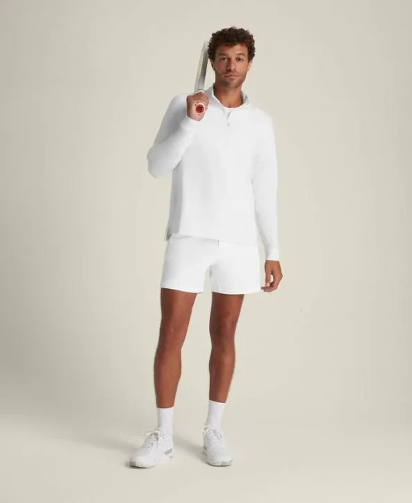 Long Sleeve Shirts Men Wilson LayerUp HalfZip Bright White Long Sleeve Shirts Men Wilson LayerUp HalfZip Bright White