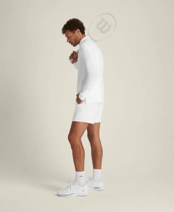 Long Sleeve Shirts Men Wilson LayerUp HalfZip Bright White Long Sleeve Shirts Men Wilson LayerUp HalfZip Bright White