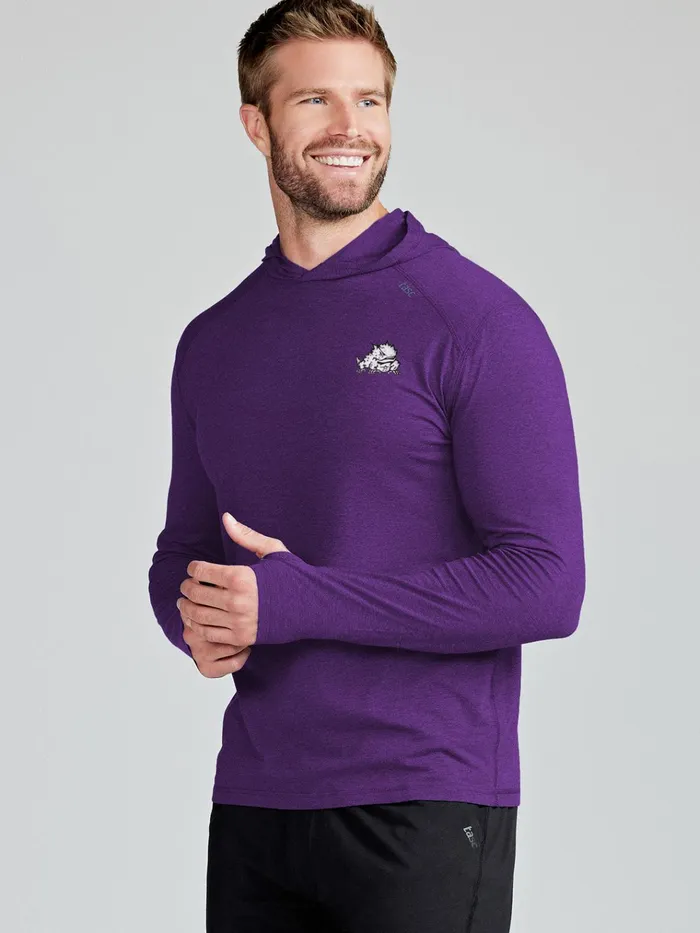 Long Sleeve TShirts Men Tasc Performance Carrollton Lightweight Hoodie 8211 TCU Long Sleeve TShirts Men Tasc Performance Carrollton Lightweight Hoodie 8211 TCU
