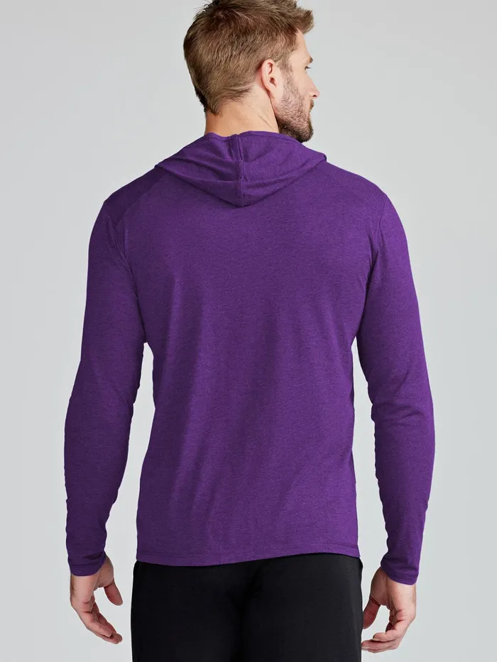 Long Sleeve TShirts Men Tasc Performance Carrollton Lightweight Hoodie 8211 TCU
