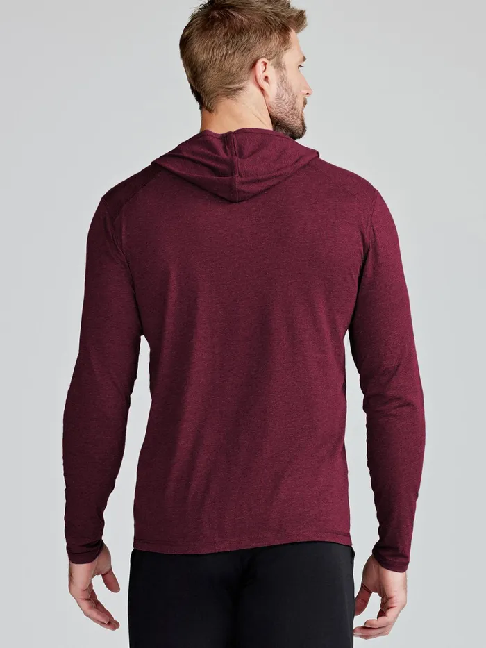 Long Sleeve TShirts Men Tasc Performance Carrollton Lightweight Hoodie 8211 Texas AandM