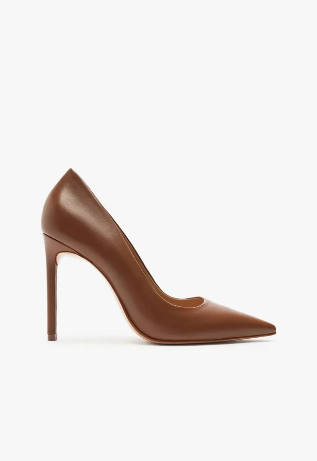 Lou Leather Pump Wood Women Schutz Shoes