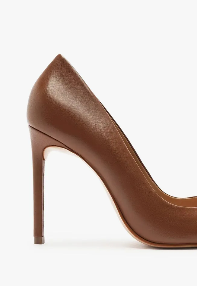 Lou Leather Pump Wood Women Schutz Shoes