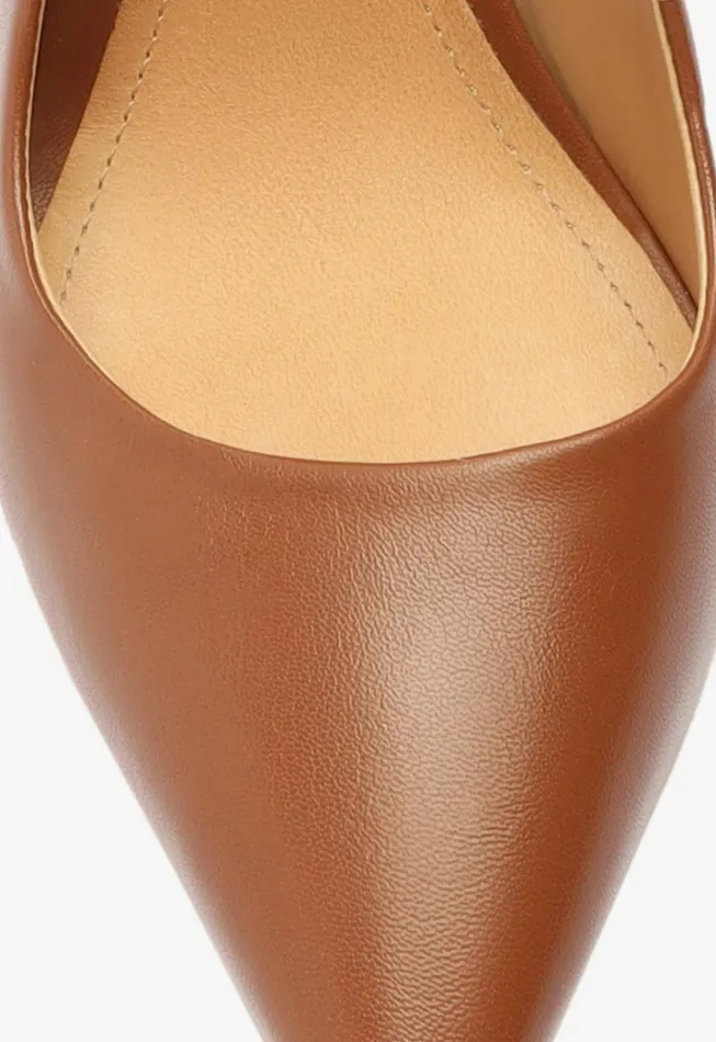 Lou Leather Pump Wood Women Schutz Shoes