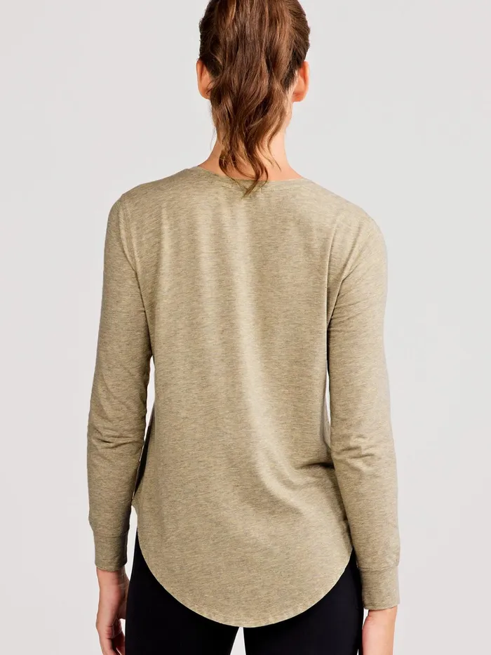 Lounge Women Tasc Performance Longline Long Sleeve TShirt