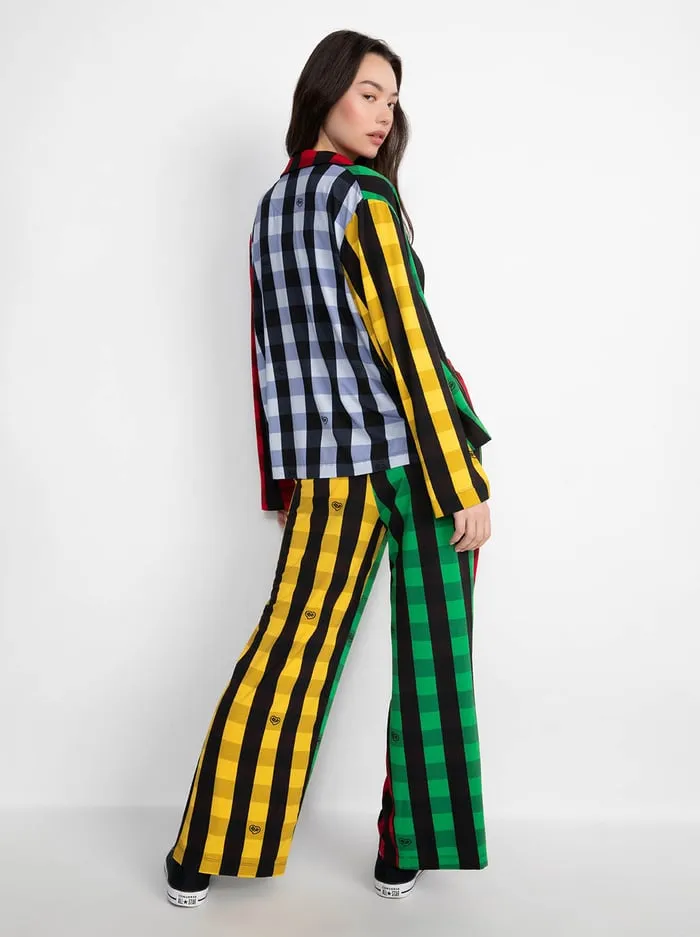Loungewear Women Alice Olivia Big Feelings Nico Long Sleeve Pj Set Multi