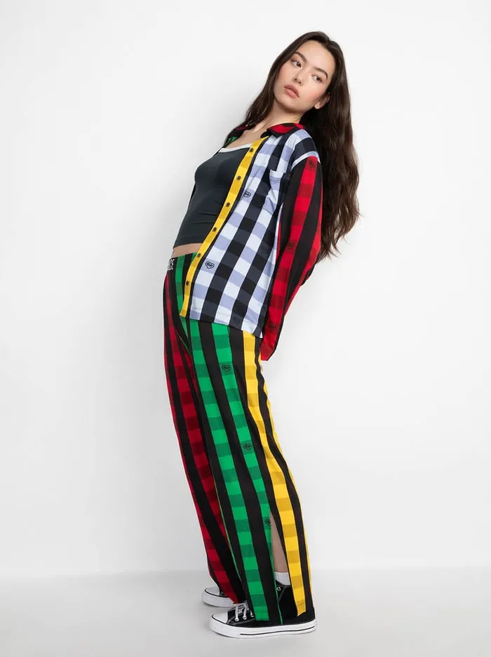 Loungewear Women Alice Olivia Big Feelings Nico Long Sleeve Pj Set Multi