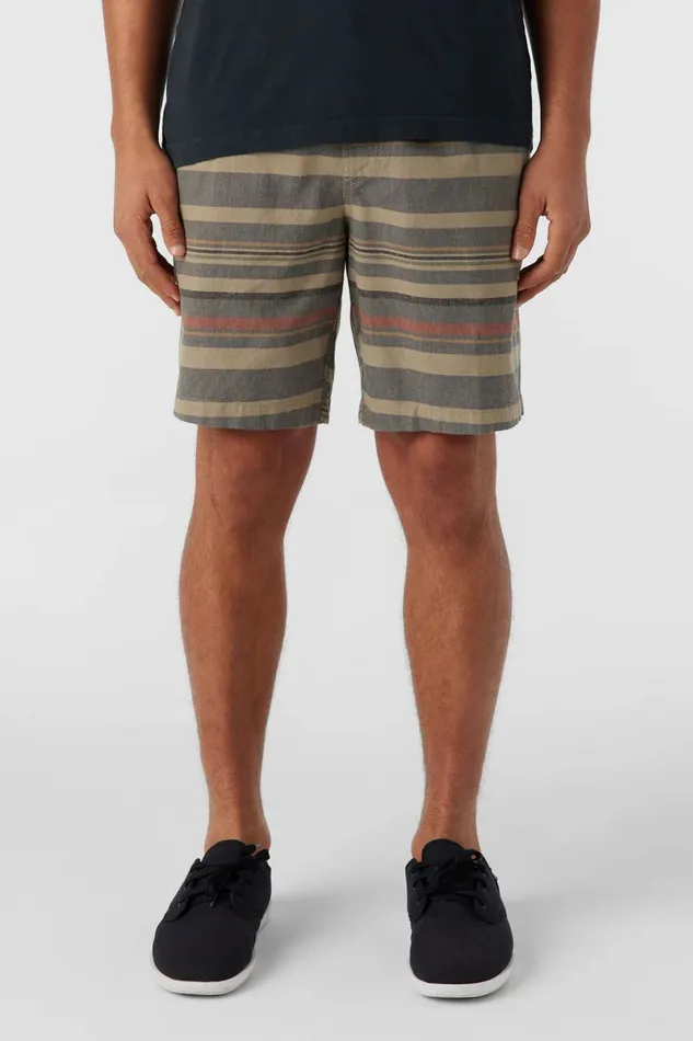 LOW KEY STRIPE 18034 SHORTS Khaki Men O039NEILL Clothing