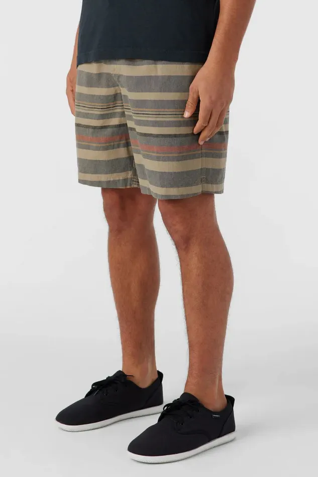 LOW KEY STRIPE 18034 SHORTS Khaki Men O039NEILL Clothing