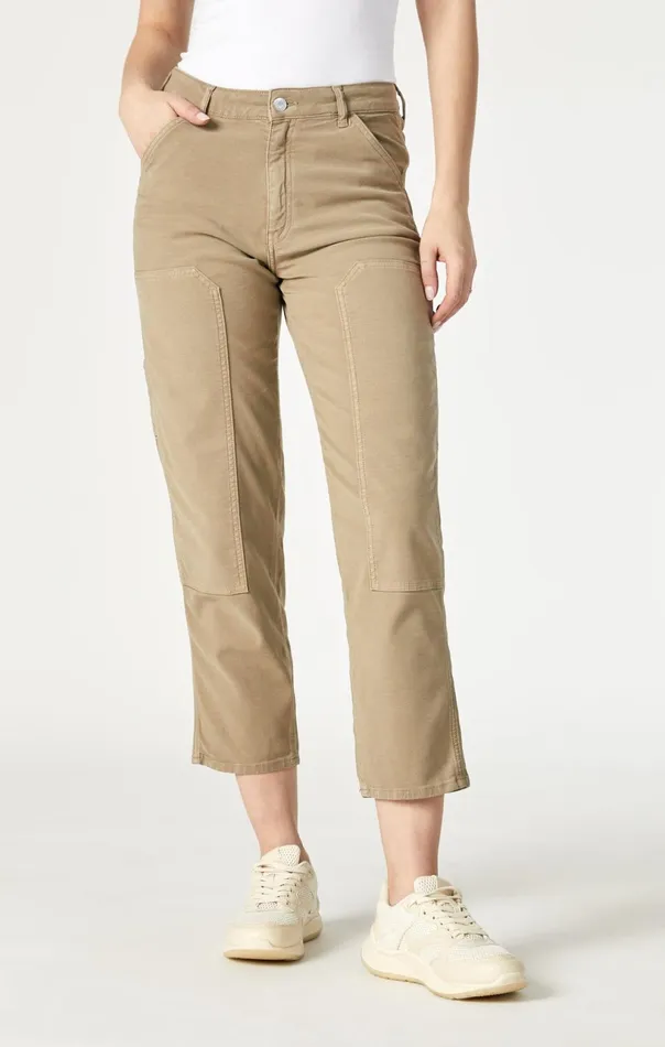 Luisa Straight Leg In Beige Luxe Twill Women Mavi Jeans Pants Luisa Straight Leg In Beige Luxe Twill Women Mavi Jeans Pants