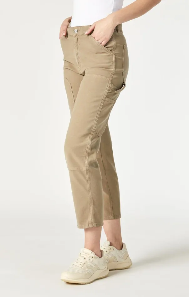 Luisa Straight Leg In Beige Luxe Twill Women Mavi Jeans Pants Luisa Straight Leg In Beige Luxe Twill Women Mavi Jeans Pants