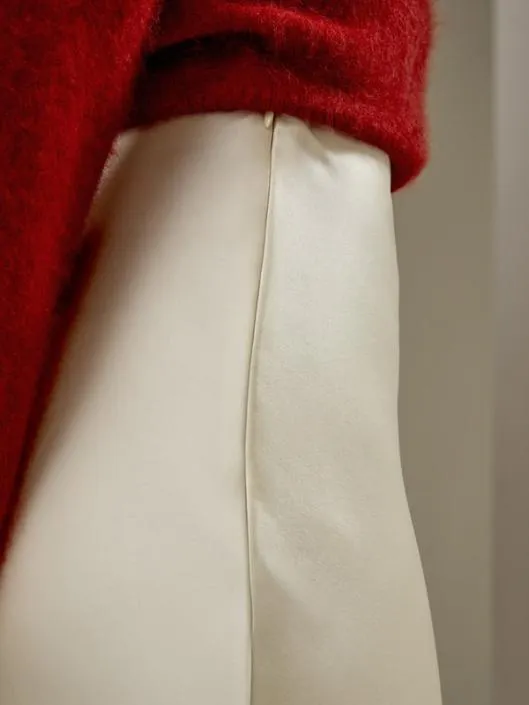 Luxurious 32 Momme Silk Maxi Skirt With Flare Hem Women Lilysilk Bottoms