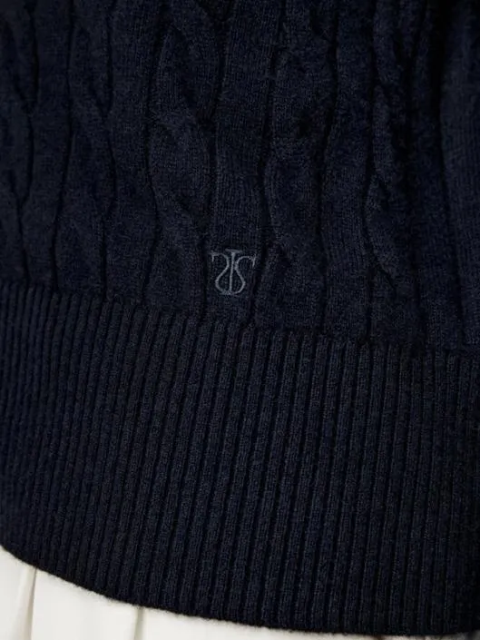 Luxurious Cable Knit Cashmere Sweater For Women Women Lilysilk Knitwear