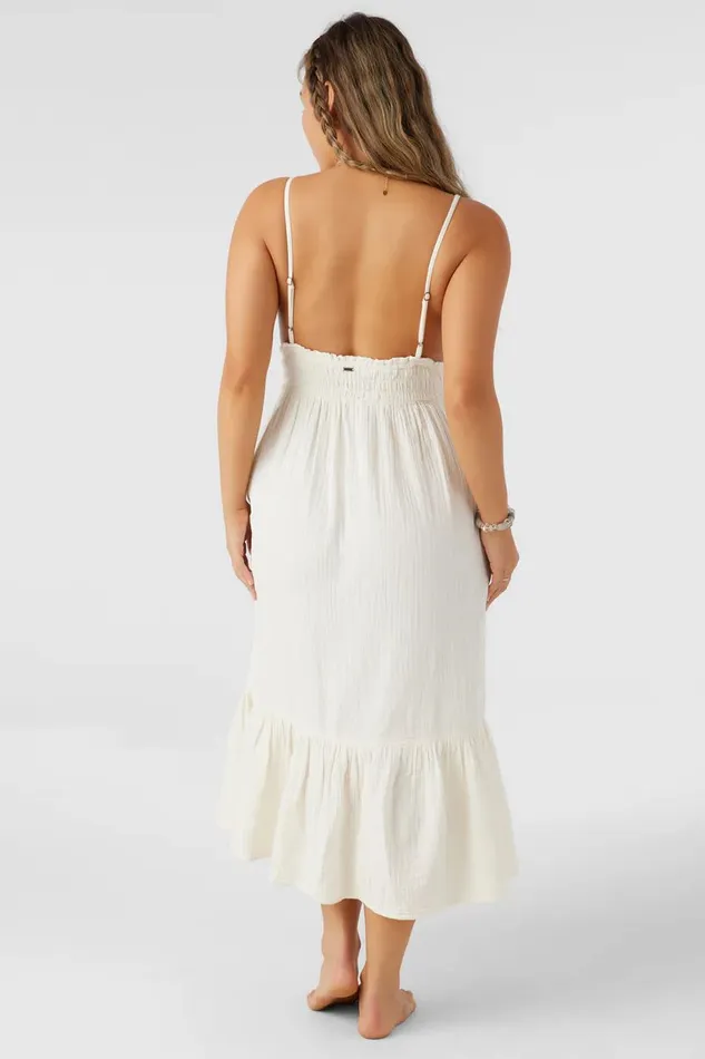 MARGEAUX DOUBLE GAUZE COVERUP DRESS Vanilla Women O039NEILL Collections
