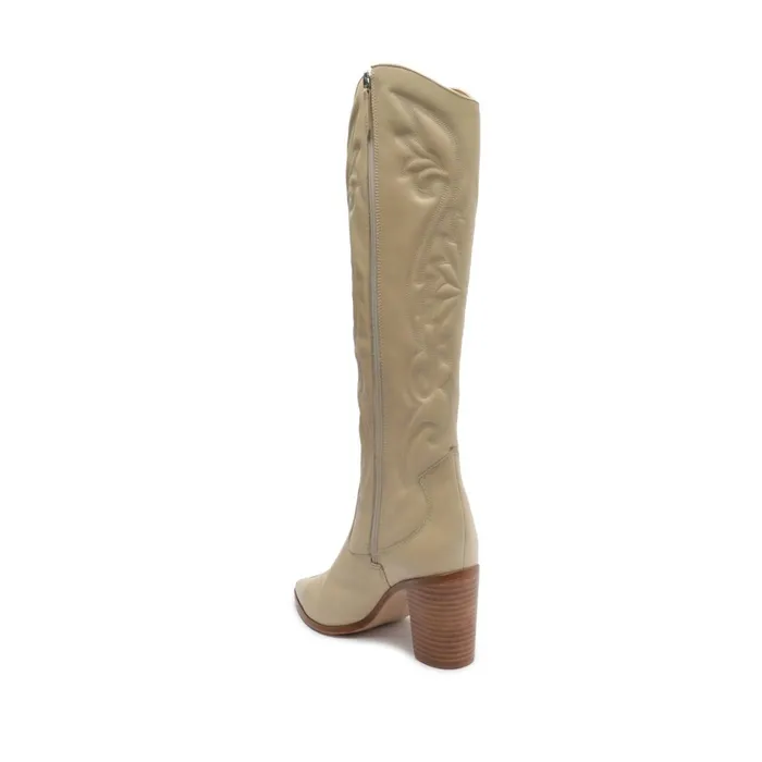 Maryana Block West Boot Eggshell Women Schutz Shoes Maryana Boots Maryana Block West Boot Eggshell Women Schutz Shoes Maryana Boots